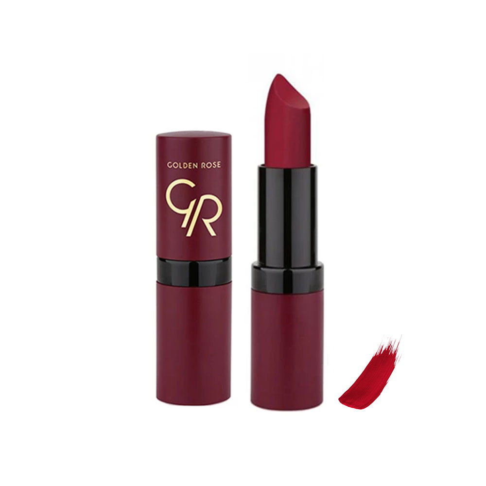 رژ لب جامد گلدن رز مدل 03 Velvet Matte